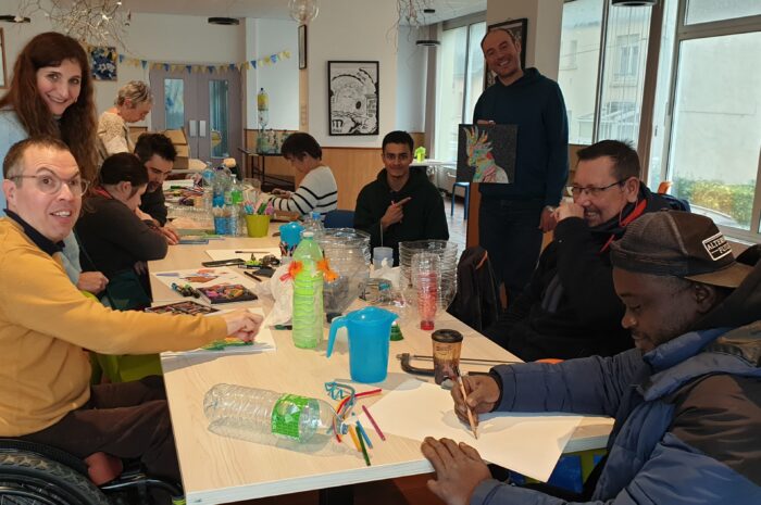 GEM Kéréon et Coallia : un atelier art-thérapie pour créer du lien à Brest
