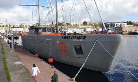 Le voilier d'exploration Persévérance, de Jean-Louis Etienne, au port de Brest © Christophe Pluchon