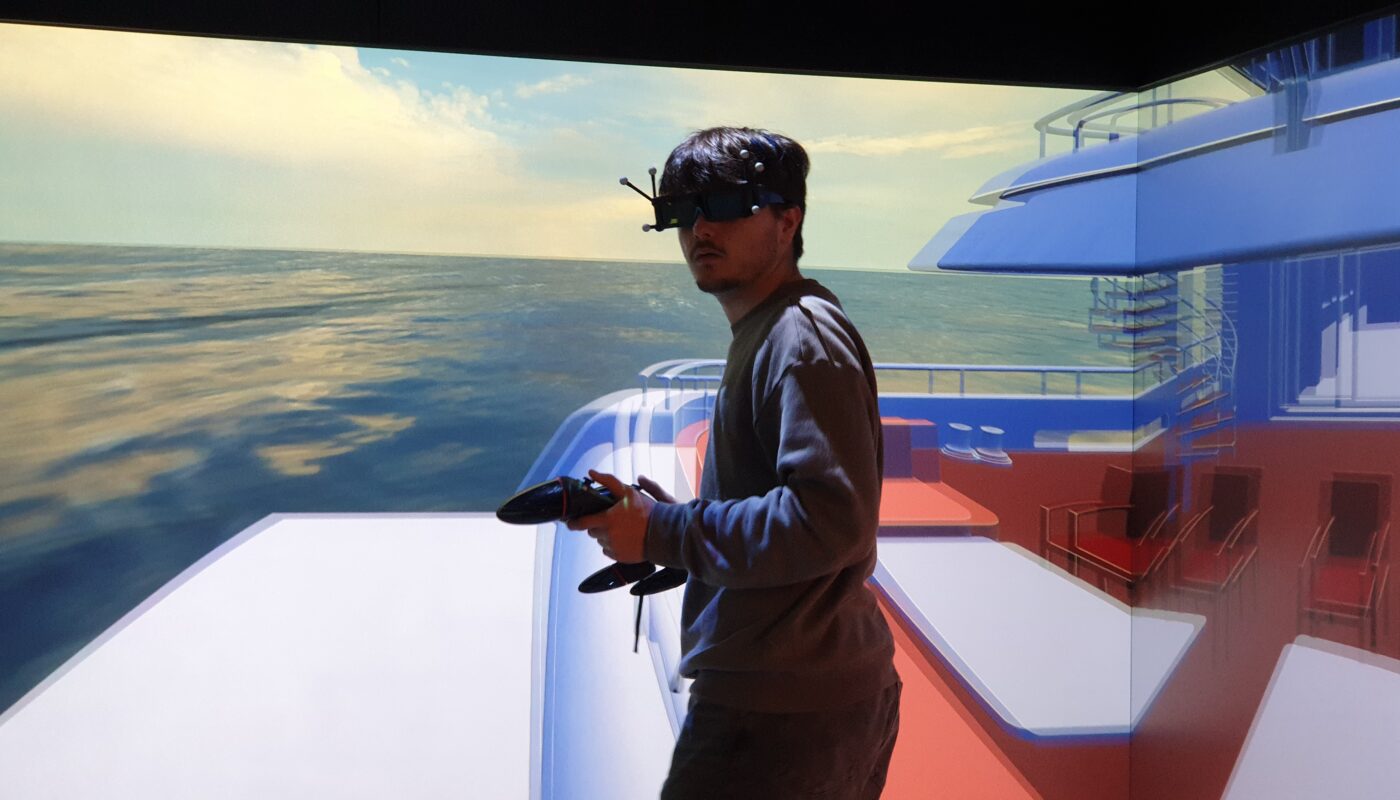 La salle de réalité virtuelle de l'IUT Brest-Morlaix © Christophe Pluchon