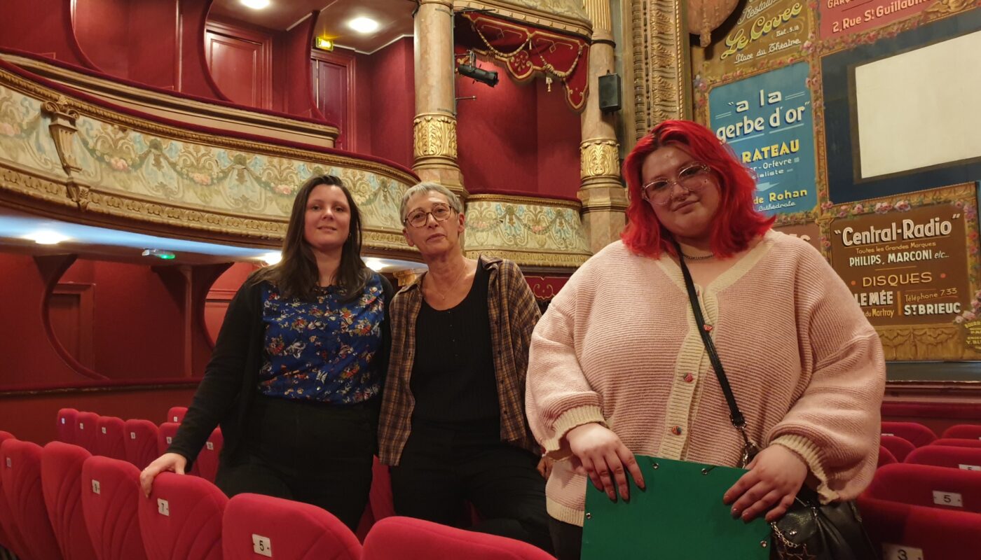 Elisabeth Millet, Catherine Zuccolo et Alexandra Ciobanu au Petit Théâtre à l'italienne de Saint-Brieuc © Christophe Pluchon