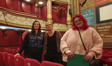 Elisabeth Millet, Catherine Zuccolo et Alexandra Ciobanu au Petit Théâtre à l'italienne de Saint-Brieuc © Christophe Pluchon