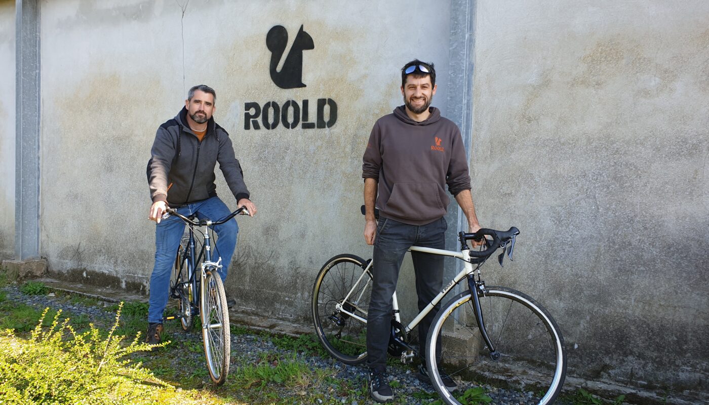Ronan Prud'homme et Vincent Crenn sur leurs vélos Roold © Christophe Pluchon
