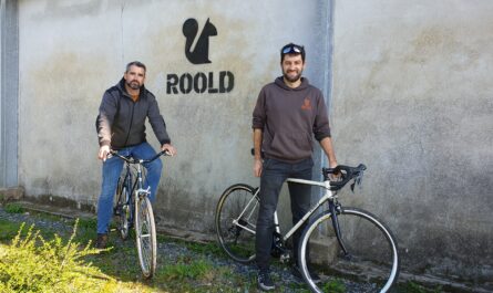 Ronan Prud'homme et Vincent Crenn sur leurs vélos Roold © Christophe Pluchon