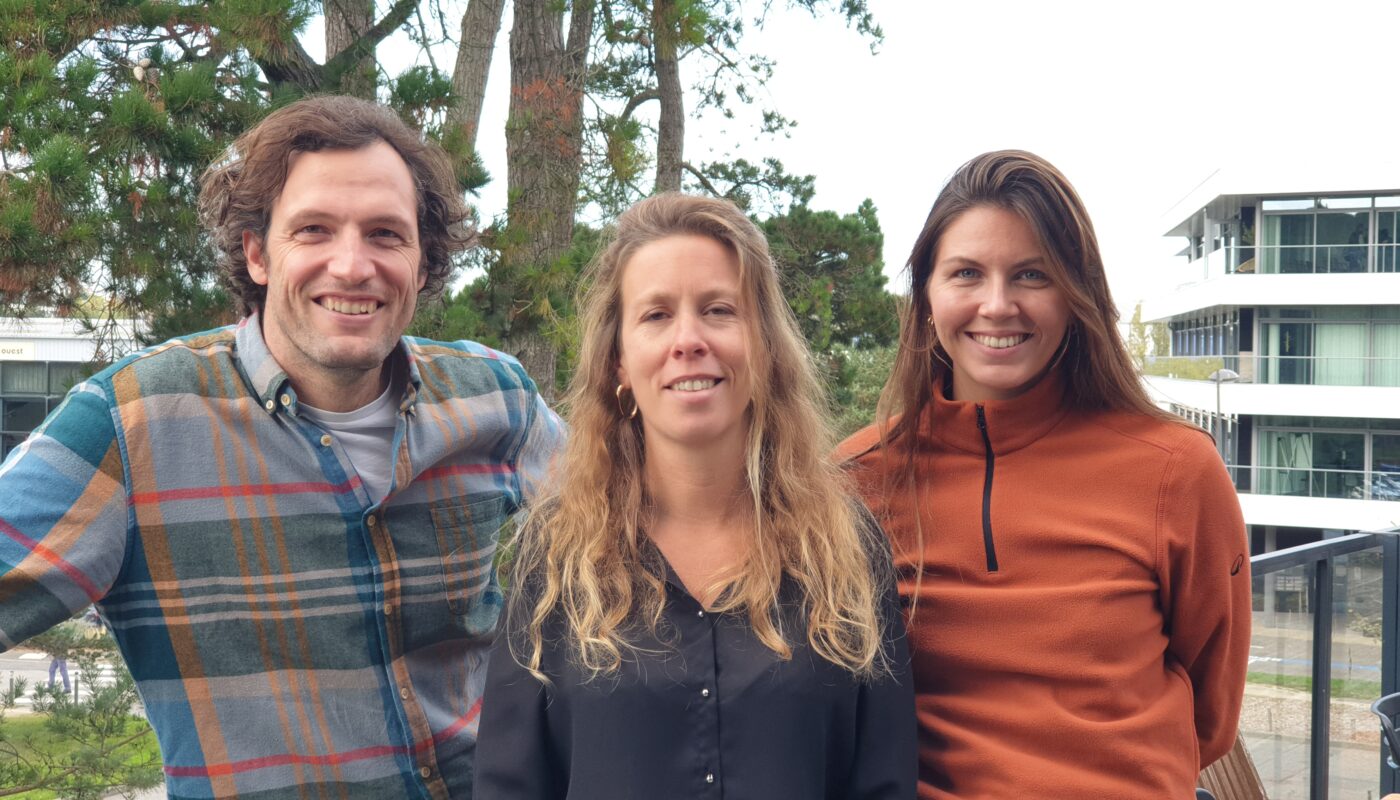 Une partie de l'équipe de Windcoop à Lorient © Christophe Pluchon