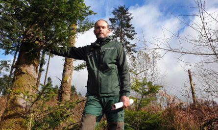 Pascal Gautier est technicien ONF au Huelgoat © Christophe Pluchon