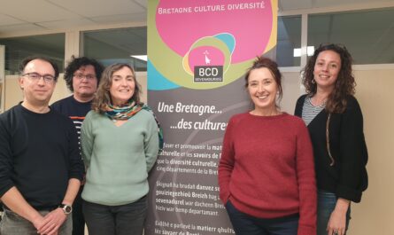 Une partie de l'équipe de Bretagne Culture Diversité © Christophe Pluchon