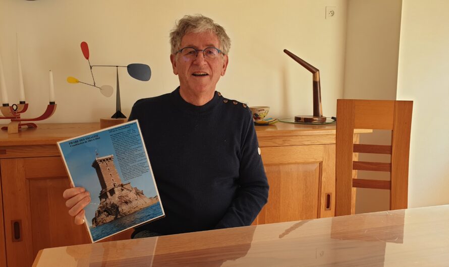 Gérard Raoul a été gardien de phare sur la Côte de Granit Rose