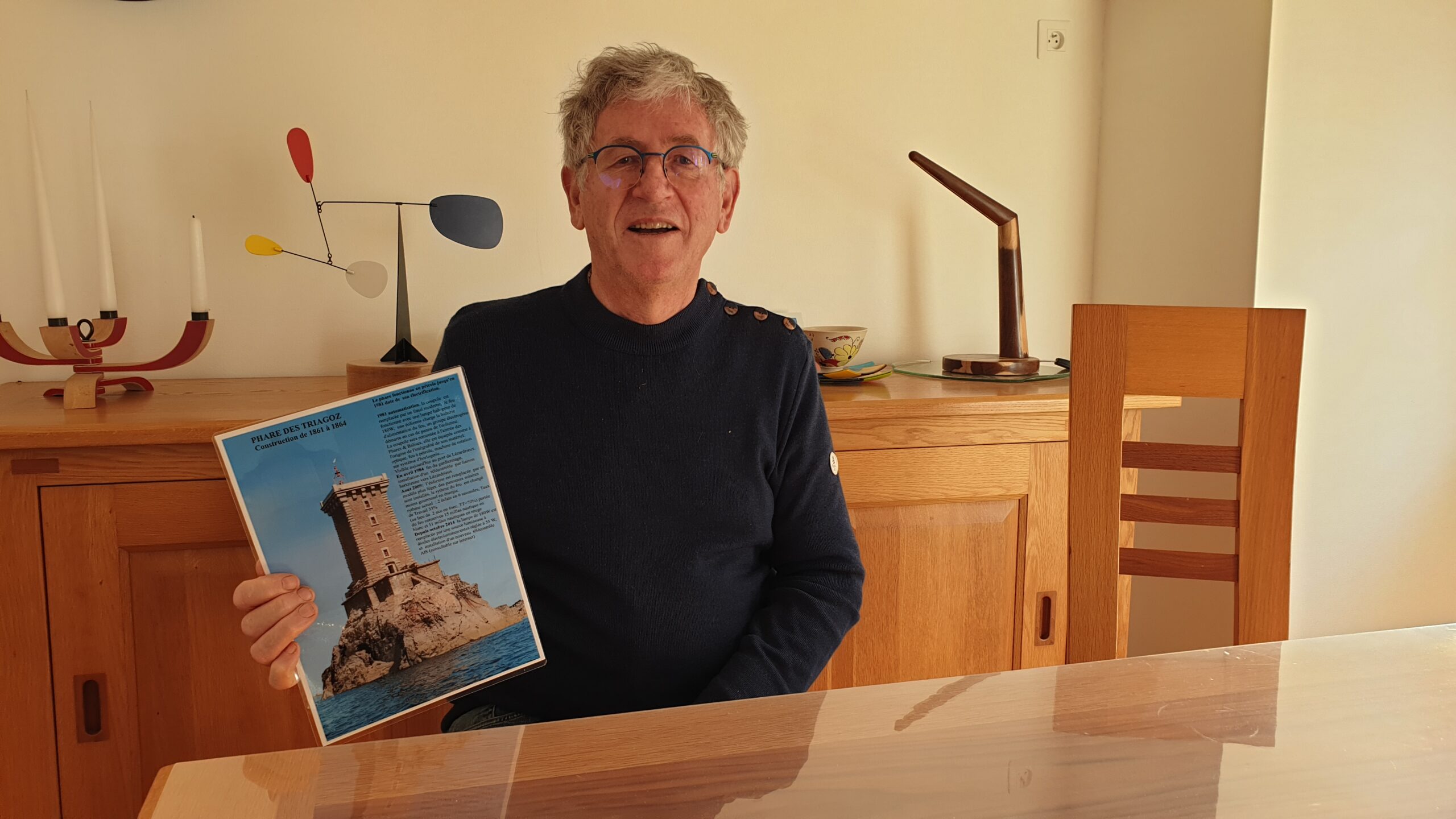 Gérard Raoul a été gardien de phare sur la Côte de Granit Rose - CHRISTOPHE PLUCHON