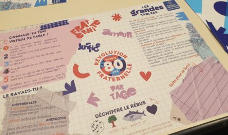 Les Grandes Tablées, pour les 80 ans du Secours Catholique © Christophe Pluchon