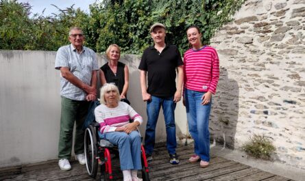 Une partie de l'équipe de l'association Combattre l'aphasie en Finistère © Christophe Pluchon
